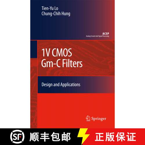 【3-4周达】1V CMOS Gm-C Filters : Design and Applications [9789048184989]