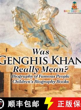 【3-4周达】Was Genghis Khan Really Mean? Biography of Famous People | Children's Biography Books [9798869410580]