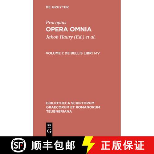 【3-4周达】精装 Procopius: - De Bellis Libris I-IV: Bellum Persicum. Bellum Vandalicum [9783598717345]