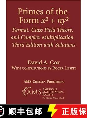 现货 形式P=X2+Ny2的素数：费马、类域论和复数乘法 Primes of the Form x2+ny2: Fermat, Class Field Theory... [9781470470289]