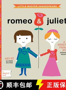 【3-4周达】Little Master Shakespeare Romeo and Juliet: A Counting Primer: A BabyLit Counting Primer [9781423622055]
