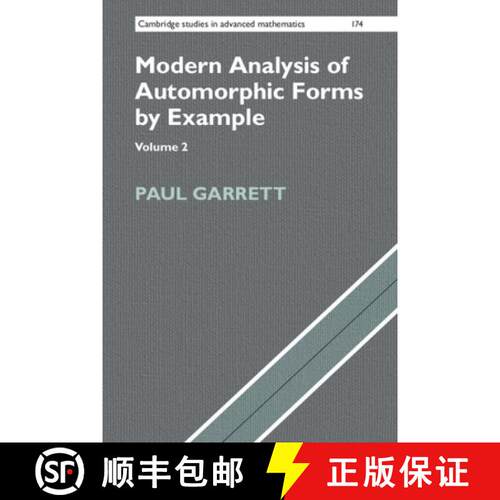 【3-4周达】精装 CBG Modern Analysis of Automorphic Forms By Example [9781108473842]