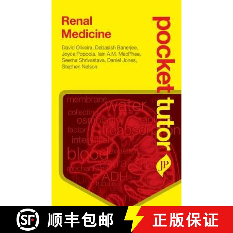 【3-4周达】Pocket Tutor Renal Medicine [9781907816574]