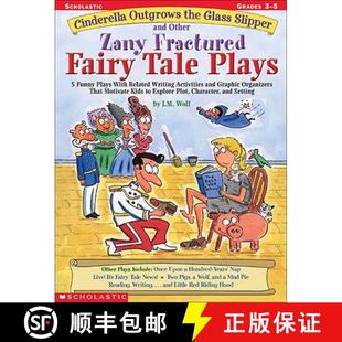 预订 Zany Fractured Fairy Glass and w... 9780439271684 the Slipper Other Plays Tale Funny Outgrows Cinderella