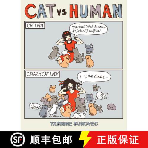 【3-4周达】Cat Versus Human: Volume 1 [9781449408657]