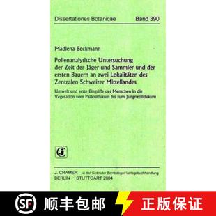 Zeit Sammler Pollenanalytische der Lok... 预订 zwei Jäger Untersuchung Bauern Ersten und 9783443643034