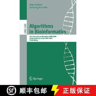 International Algorithms Norway 9783540230182 Bergen Bioinformatics 4周达 WABI Workshop 4th Sept... 2004
