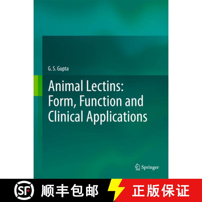 【3-4周达】Animal Lectins: Form, Function and Clinical Applications [9783709148372]