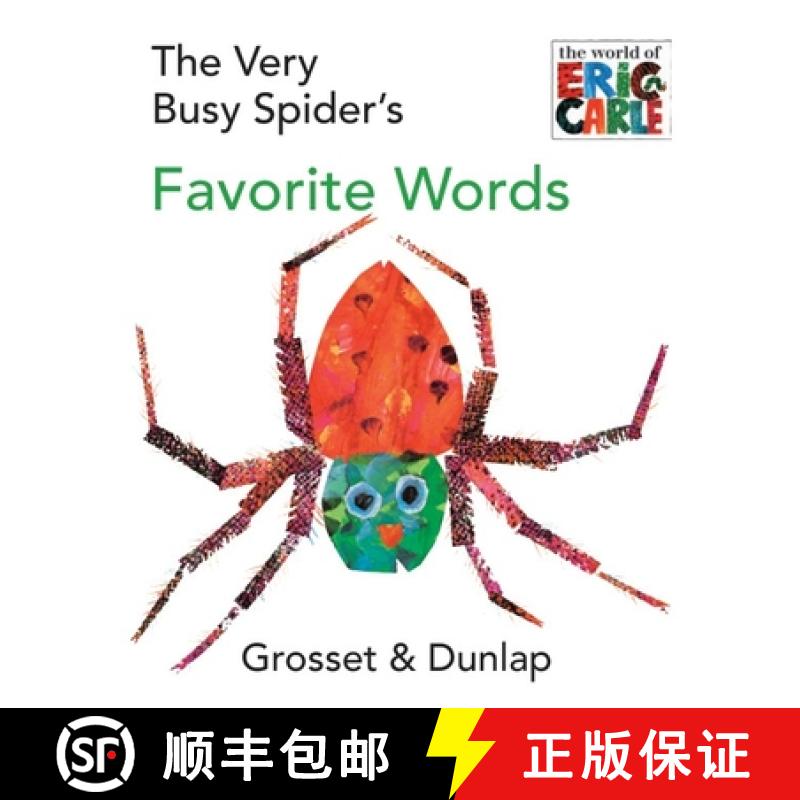 【3-4周达】The Very Busy Spider's Favorite Words: A Mini-Board Book [9780448447032]