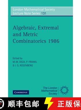 【3-4周达】Algebraic, Extremal and Metric Combinatorics 1986: - Algebraic, Extremal and Metric Combin... [9780521359238]