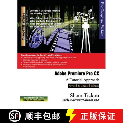 【3-4周达】Adobe Premiere Pro CC - A Tutorial Approach [9781936646630]