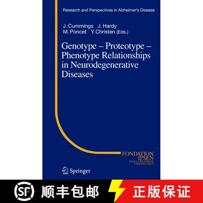 【3-4周达】Genotype - Proteotype - Phenotype Relationships in Neurodegenerative Diseases [9783642063954]