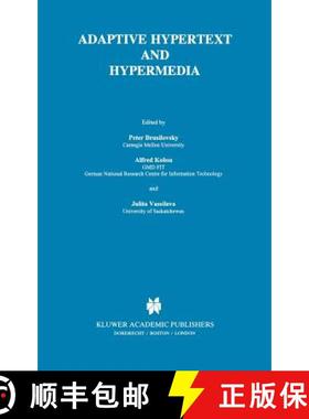 【3-4周达】Adaptive Hypertext and Hypermedia [9780792348436]