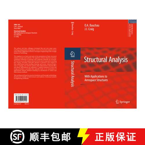 【3-4周达】精装 Structural Analysis : With Applications to Aerospace Structures [9789048125159]