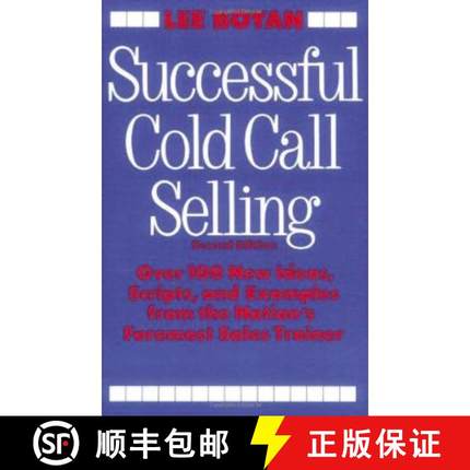 【3-4周达】Successful Cold Call Selling: Over 100 New Ideas, Scripts, and Examples from the Nation's ... [9780814477182]