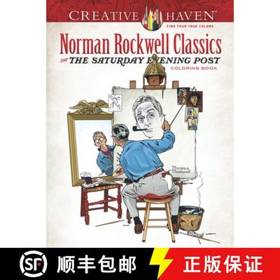 预订 Creative Haven Norman Rockwell Classics from the Saturday Evening Post Coloring Book [9780486814353]
