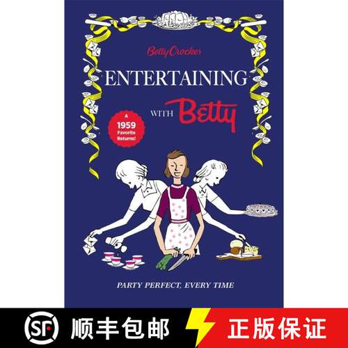【3-4周达】精装 Betty Crocker Entertaining With Betty [9781328846068]