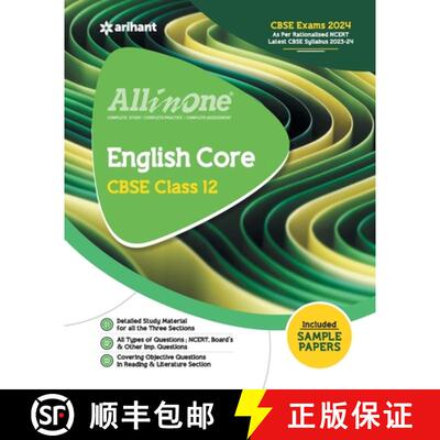 【3-4周达】All In One Class 12th English Core for CBSE Exam 2024 [9789350105702]