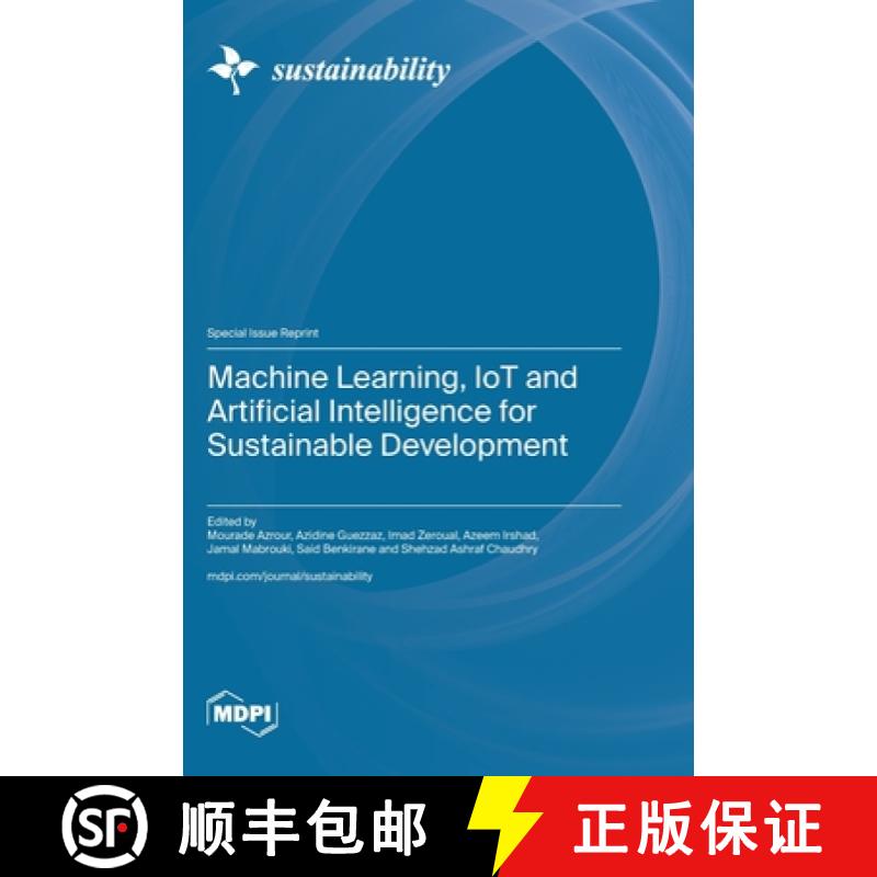 【2-3周达】Machine Learning, IoT and Artificial Intelligence for Sustainable Development [9783036599267]
