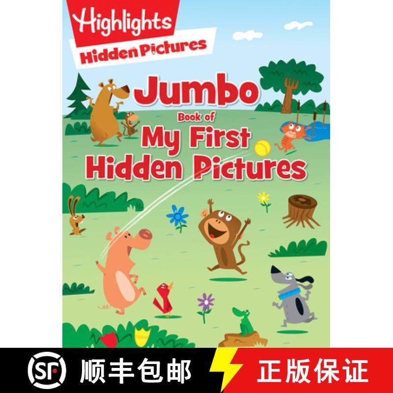 【3-4周达】Jumbo Book of My First Hidden Pictures: 115+ Hidden Pictures Puzzles in Highlights Activit... [9781644725061]