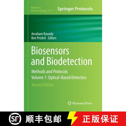 【3-4周达】Biosensors and Biodetection : Methods and Protocols Volume 1: Optical-Based Detectors (Sof... [9781493983162]