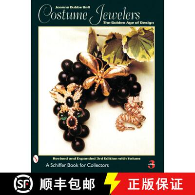 【3-4周达】Costume Jewelers: The Golden Age of Design: The Golden Age of Design [9780764310843]
