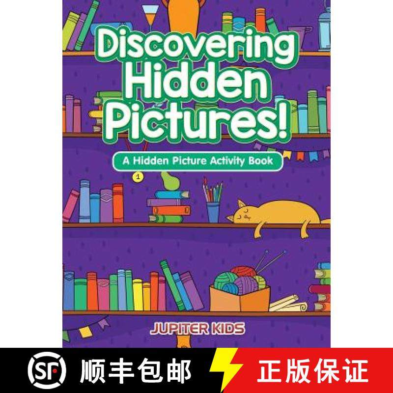 【3-4周达】Discovering Hidden Pictures! A Hidden Picture Activity Book [9781683262213]