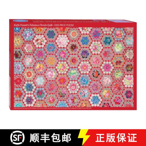 【3-4周达】Kaffe Fassett's Fabulous Florals Quilt Jigsaw Puzzle for Adults: 1000 Pieces, Dimensions 2... [9781644031865]