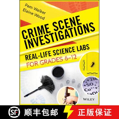 【3-4周达】Crime Scene Investigations; Real Life Science Labs For Grades 6-12 [Wiley教育学] [9780787966300]