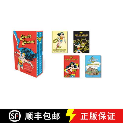 精装 Wonder Woman: Chronicles of the Amazon Princess: (4 Hardcover, Illustrated Books) [9780762468294]