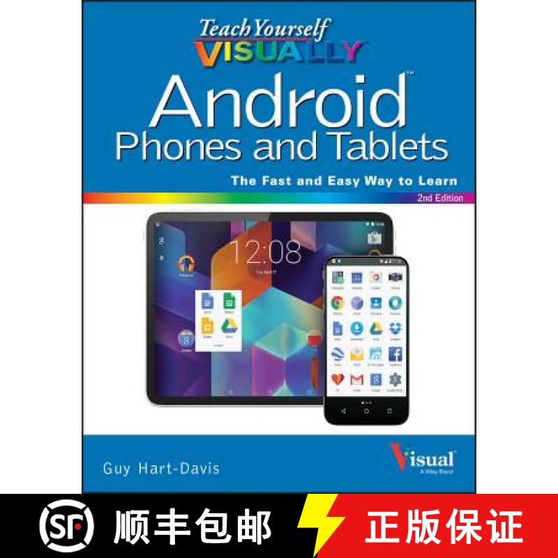 【3-4周达】Teach Yourself Visually Android Phones And Tablets, 2Nd Edition [Wiley计算机] [9781119116769]