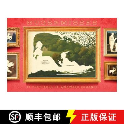 【3-4周达】Hugs and Misses: 30 Postcards of Awkward Romance [9781594747335]