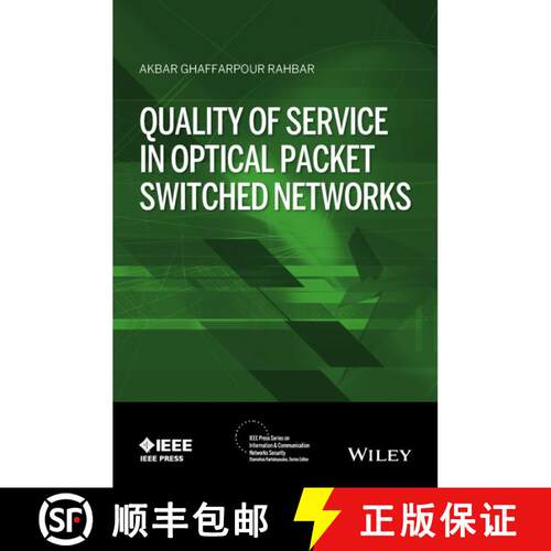 【3-4周达】精装 Quality Of Service In Optical Packet Switched Networks [Wiley电子电气工程] [9781118891186]