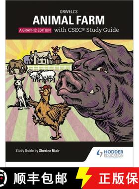 【3-4周达】Orwell's Animal Farm: The Graphic Edition with CSEC Study Guide [9781510480650]