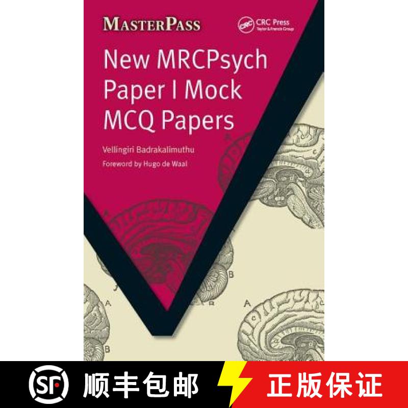 【3-4周达】New Mrcpsych Paper I Mock McQ Papers [9781846193132]