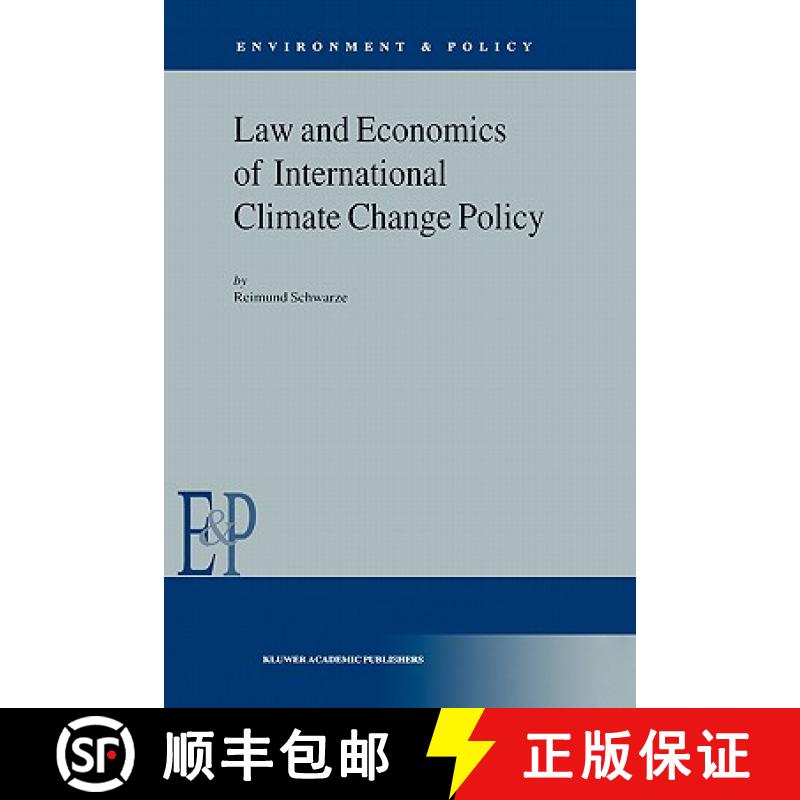 【3-4周达】Law and Economics of International Climate Change Policy [9780792368007]
