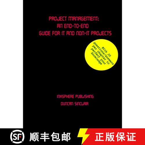 【3-4周达】Project Management: An End-to-End Guide for IT and Non-IT Projects [9782488159012]