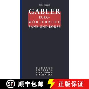 【3-4周达】Gabler Euro-Wörterbuch Bank und Börse: Deutsch Englisch Französisch Italienisch [9783409198868]