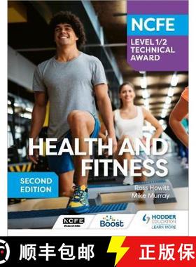 【3-4周达】NCFE Level 1/2 Technical Award in Health and Fitness, Second Edition [9781398369016]