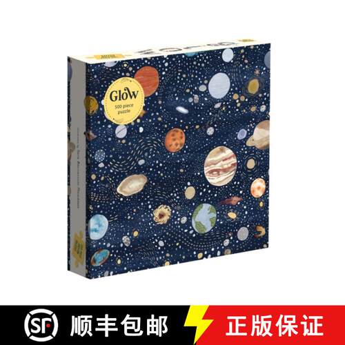 【3-4周达】Glow Puzzle: 500 Piece Puzzle [9781915569134]