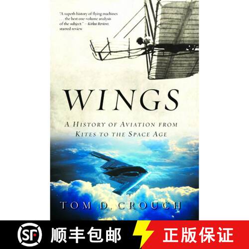 【3-4周达】Wings – A History of Aviation from Kites to the Space Age [9780393326208]
