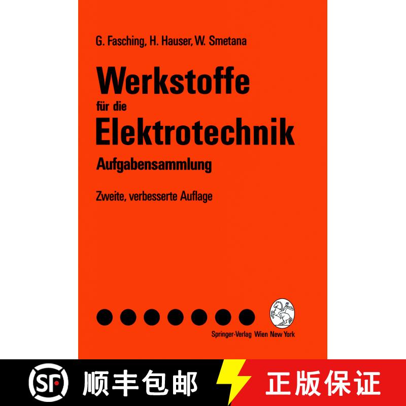 【3-4周达】Werkstoffe für die Elektrotechnik : Aufgabensammlung (2. Auflage 1990) [9783211826843] - 实物图