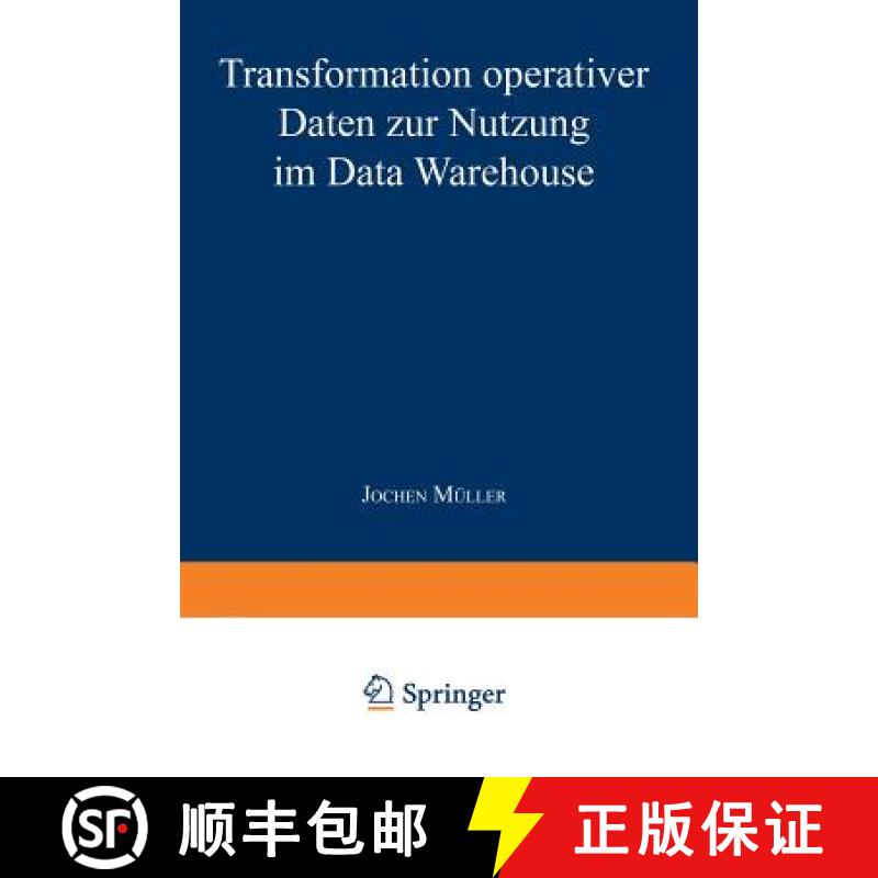 【3-4周达】Transformation Operativer Daten Zur Nutzung Im Data Warehouse [9783824470730]