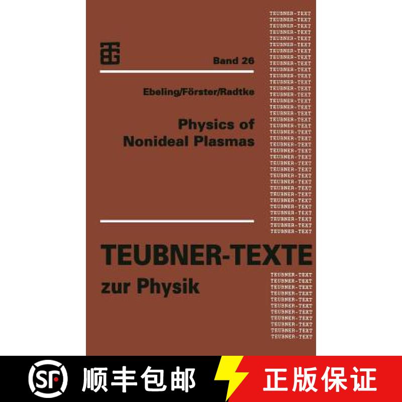 【3-4周达】Physics of Nonideal Plasmas [9783322997371]