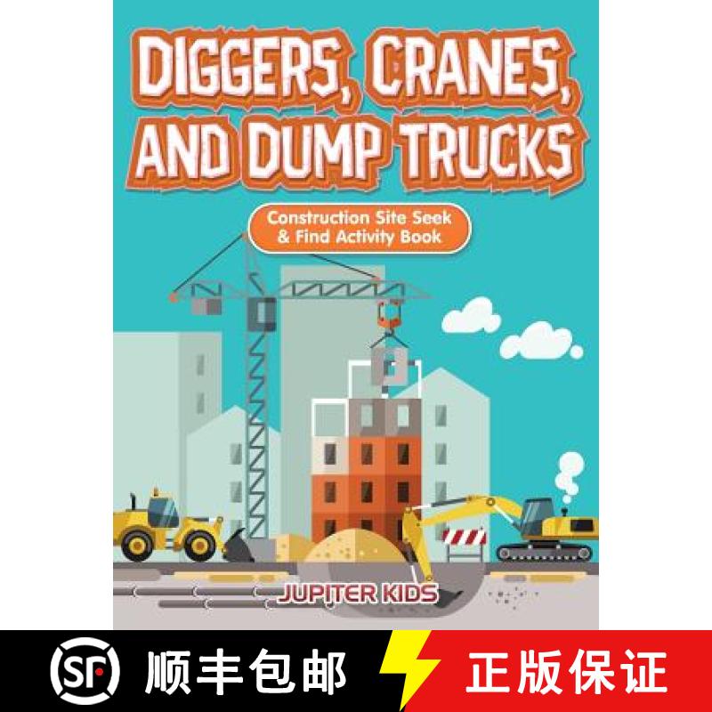 预订 Diggers, Cranes, and Dump Trucks: Construction Site Seek & Find Activity Book [9781683261193]