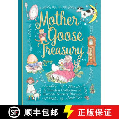 【3-4周达】精装 Mother Goose Treasury: A Beautiful Collection of Favorite Nursery Rhymes [9781680524611]