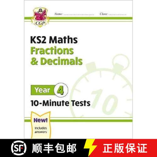 New KS2 Maths 10-Minute Tests: Fractions & Decimals - Year 4 [9781789086416]