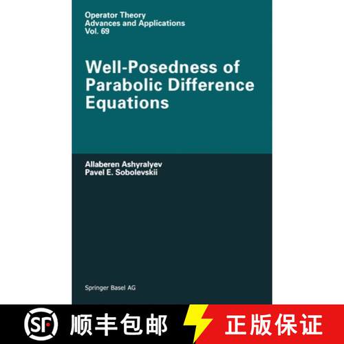 【3-4周达】精装 Well-Posedness of Parabolic Difference Equations [9783764350246]