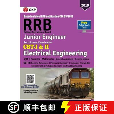 【3-4周达】RRB (Railway Recruitment Board) 2019 - Junior Engineer CBT -I & II - Electrical Engineering [9789388426862]