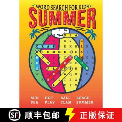 预订 Word Search Book for Kids 8-12: Word Find Book for Kids, Summer Word Search Book for Children, W... [9788355365418]